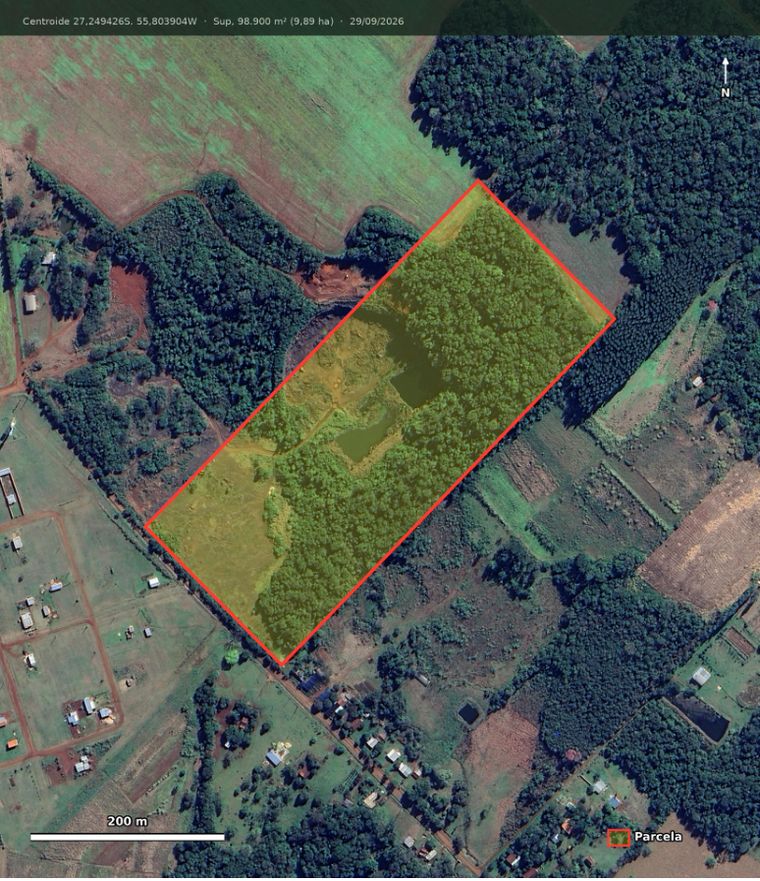 Vista satelital · Padrón 6623