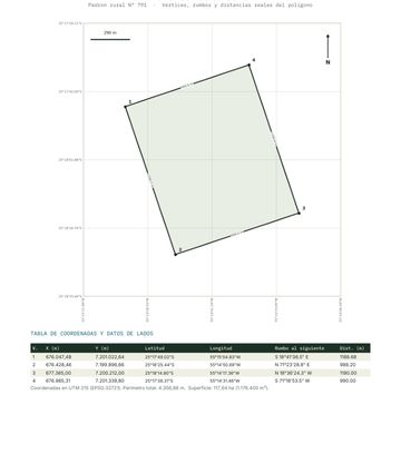 Plano técnico · Padrón 791